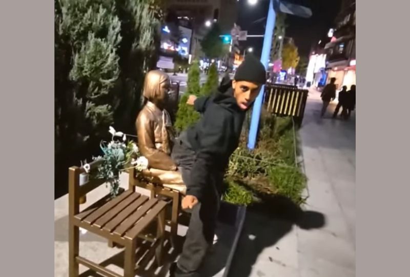 US livestreamer jailed in South Korea for disrespecting statue representing World War 2 victims